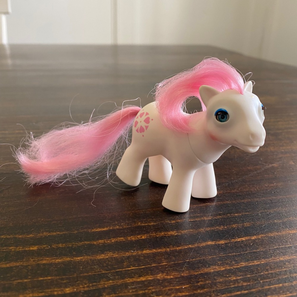My Little Pony Baby Sundance Beddy Eye Pink‎ White Vintage G1